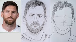 Unlock the Magic Learn to Draw Messi Easy Step by Step  sapahar art studio [upl. by Sherer]