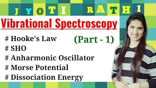 Vibrational SpectroscopyHarmonic Anharmonic OscillatorMorse potentialDissociation energy Hindi [upl. by Carmita]