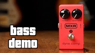 MXR Dyna Comp Bass Demo [upl. by Wollis]