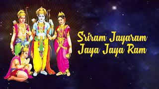 Sriram Jayaram Jaya Jaya Ram with Lyrics  Popular Lord Rama Song  Shri Rama Bhajans [upl. by Ecydnac]