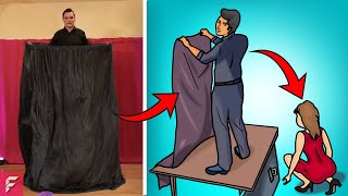 WORLDS 10 MOST FAMOUS MAGIC TRICKS FINALLY REVEALED  GREATEST MAGIC SECRETS [upl. by Antonie789]