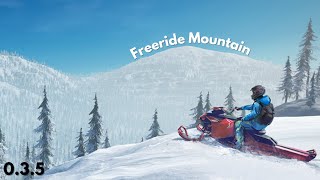 Freeride Mountain Gameplay  Best Snowmobile Game [upl. by Hnahk690]