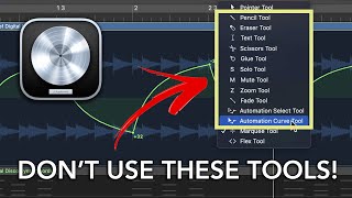 Logic Pro  Edit Tool Workarounds and Shortcuts [upl. by Enivid]