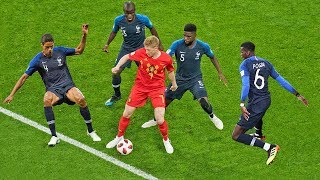 Kevin De Bruyne goal vs Brazil  ALL THE ANGLES  2018 FIFA World Cup [upl. by Refinej]