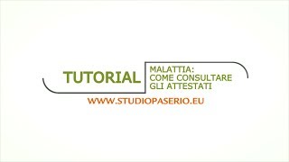 Tutorial  Come scaricare i certificati di malattia [upl. by Eelrebmik]