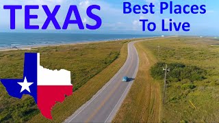 Top 10 Best Places To Live In Texas  Job Retire amp Family [upl. by Ettenyar927]