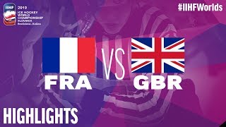 France vs Great Britain  Game Highlights  IIHFWorlds 2019 [upl. by Laws228]