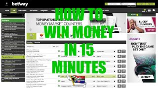 Betway Strategy  How to make MONEY in 15 minutes [upl. by Noevart]