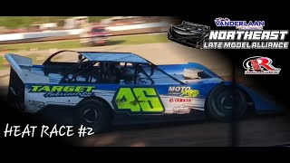 Northeast Late Model Alliance Ransomville Speedway Heat Race 2 61424 [upl. by Anej]