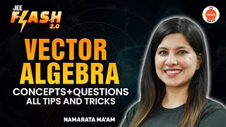 Complete Vector Algebra  JEE 202425  PYQs  Namrata Maam [upl. by Yleak]