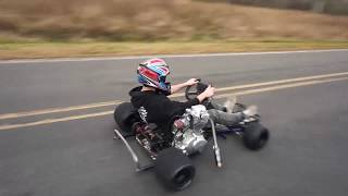 200cc Shifter Kart Top Speed Run 70 mph [upl. by Friedberg214]