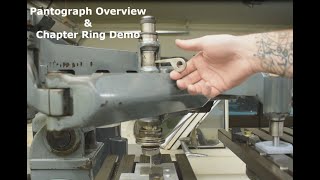 Pantograph Demonstration  Machining a Watch Dial Chapter Ring [upl. by Nevs]