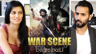 BAAHUBALI THE BEGINNING WAR SCENE REACTION  Bahubali [upl. by Saleem]