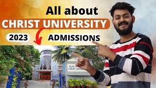 All about christ university 2023  admission procedure campuses fees placements etc [upl. by Rubel]