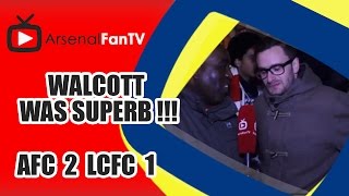 Walcott Was Superb   Arsenal 2 Leicester City 1 [upl. by Wystand248]