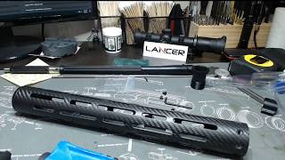 Lancer LCR5 AR15 Carbon Fiber Handguard [upl. by Ayhay]