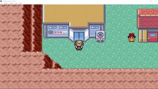 Pokemon Emerald Flannerys Gym Puzzle Lavaridge City Gym [upl. by Ssirk879]