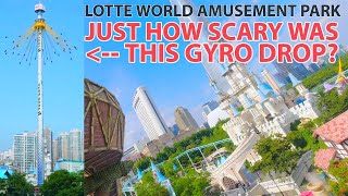 All the Rides at Lotte World in a Day Amusement Park in Seoul Korea [upl. by Nyrac361]