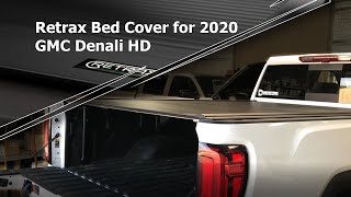 Retrax Bed Cover on a 2020 GMC Denali HD Duramax [upl. by Rolando]