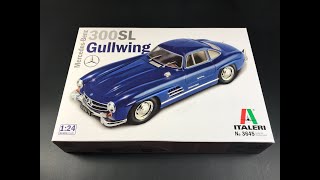 📦UNBOXING 📦MERCEDESBENZ 300SL GULLWING  ITALERI 124 [upl. by Madian]