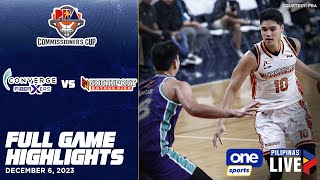 NorthPort vs Converge highlights  PBA Season 48 Commissioners Cup  Dec 6 2023 [upl. by Eixam]