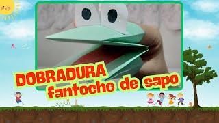 Artes  Dobradura e Fantoche de Sapo [upl. by Yaluz]