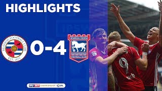 HIGHLIGHTS  Reading 0 Ipswich Town 4 [upl. by Anirahc]