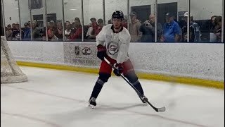 Adam Fantilli At CBJ Development Camp [upl. by Leissam]