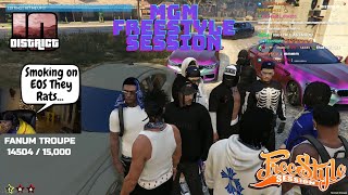 Fanum Freestyle Session With MGM amp Cblu District 10 RP MUST WATCH [upl. by Anitsirhc]