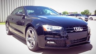 2015 Audi A5 Coupe Sport Full Review Start Up Exhaust [upl. by Ahsiekat]