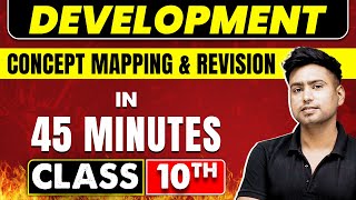 DEVELOPMENT in 45 Minutes  Economics Chapter 1  Class 10th CBSE Board [upl. by Heywood]