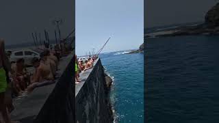 Garachico Tenerife Cliff Diving Adventure in the Stunning Lava Natural Pools [upl. by Schindler]