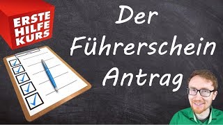 Der Führerscheinantrag  Straßenverkehrsamt  Antrag [upl. by Adelind]