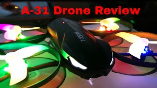 Flying pig drone A 31 Tonzon Mini LED light Quadcopter Review [upl. by Ryley441]