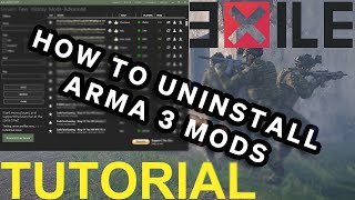 How to uninstalldelete mods from ArmA 3  A3Launcher shorts [upl. by Airdni]