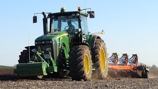 John Deere 8530 Working in The Field Ploughing w 6Furrow Kuhn VariMaster 183  DK Agri [upl. by Lim306]