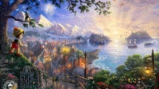 Pinocchio Wishes Upon A Star by Thomas KInkade [upl. by Pickard365]