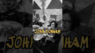 Drum Challenge  JOHN BONHAM STYLE  drums drumchallenge johnbonham drummer drumlessons music [upl. by Raffo]