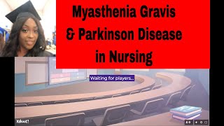 Myasthenia Gravis and Parkinson Disease Kahoot [upl. by Gorga]