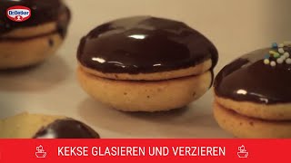 Kekse glasieren und verzieren  Tipps vom Dr Oetker Konditormeister  Dr Oetker [upl. by Alilak]