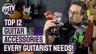 12 Essential Accessories For Guitarists  More Great Gifts For Guitar Players [upl. by Sontag193]