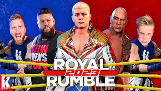 Who Will Win the 2023 Royal Rumble WWE 2k22 Prediction [upl. by Moir]