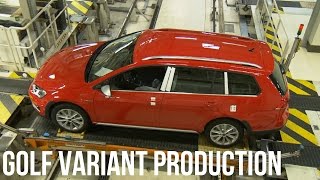 Volkswagen Golf Variant Production [upl. by Noroj]