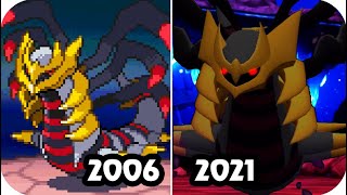 Pokémon Platinum amp BDSP  Origin Form Giratina Battles Comparison HQ [upl. by Eanram427]