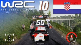 My First WRC 10 Gameplay  Croatia Rally in Ogiers Toyota  PS4 [upl. by Enitsenrae]