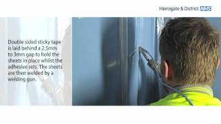 Welded Joint Hygienic Wall Cladding [upl. by Naejarual]