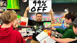 Surprising Customers with 99 OFF at my Game Store [upl. by Atirac]