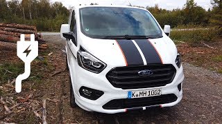 New Ford Transit Custom PLUGIN HYBRID  Tourneo PHEV  First drive amp Review [upl. by Zindman]