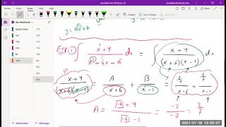 84 Part 1 Integration of Rational Functions Using Partial Fractions [upl. by Jolee]