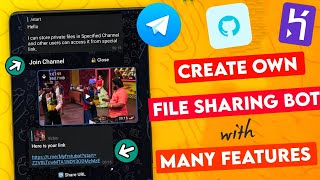 How to Create Own File Sharing Bot Telegram tamilTechMagazine [upl. by Buseck]